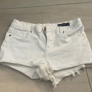 Blank NYC white jean shorts